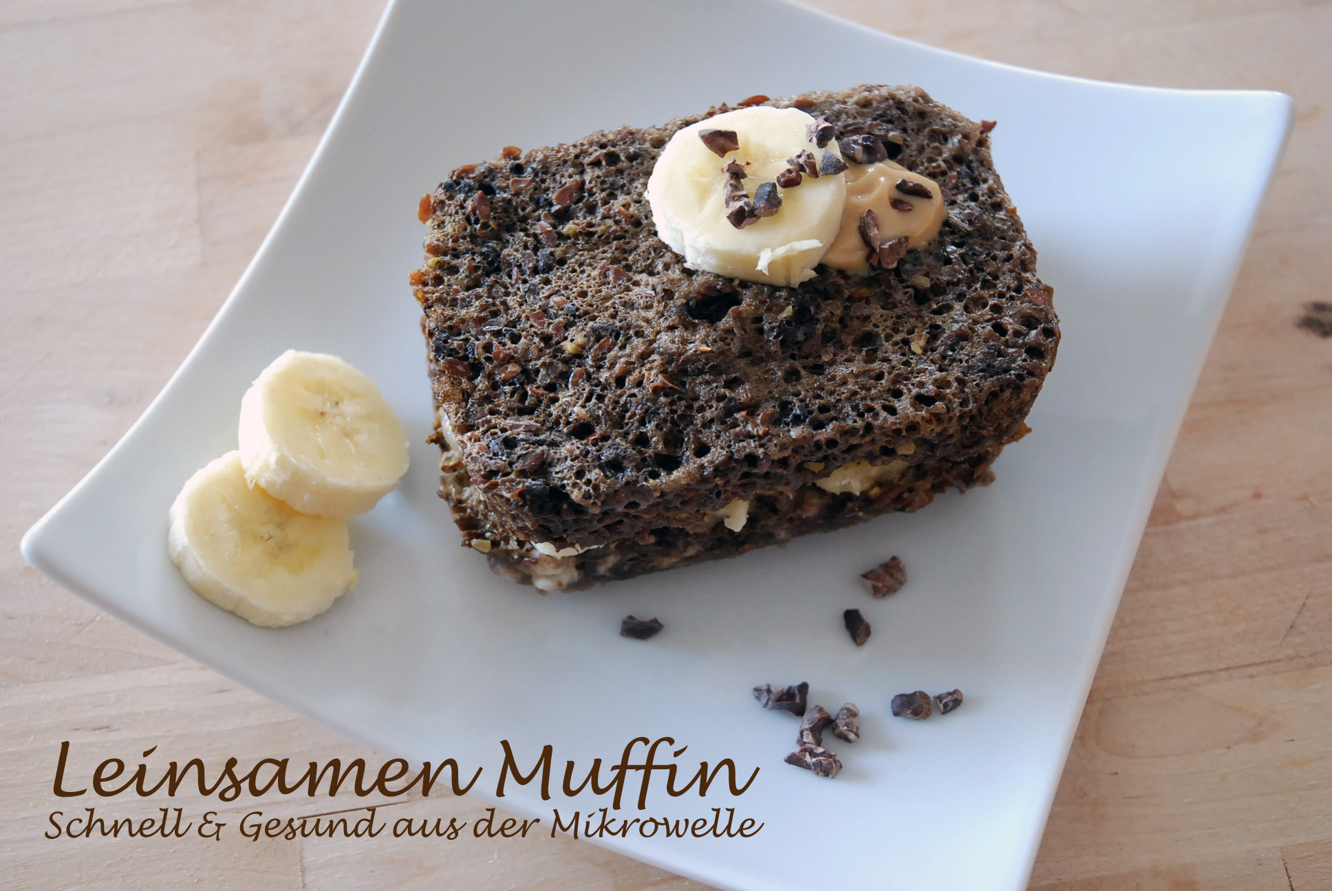 Leinsamen Muffin und Paleo / Flaxseed muffin and paleo