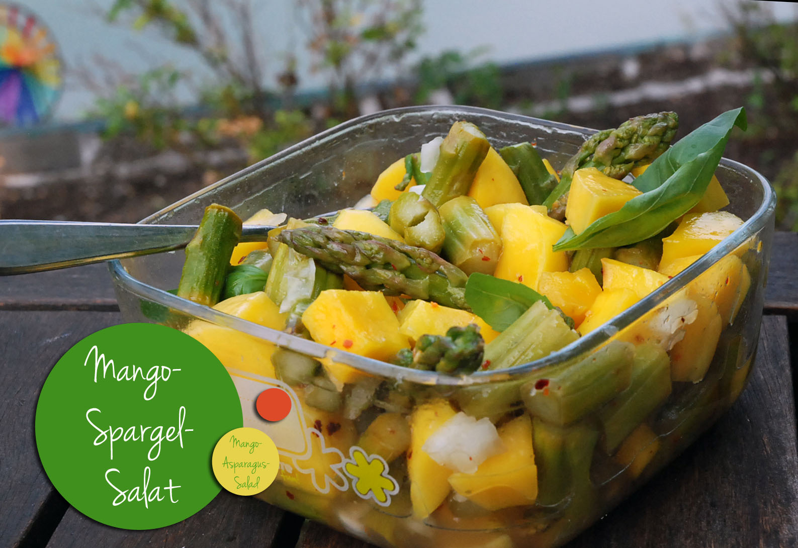 Mango Spargel Salat / Mango asparagus salad