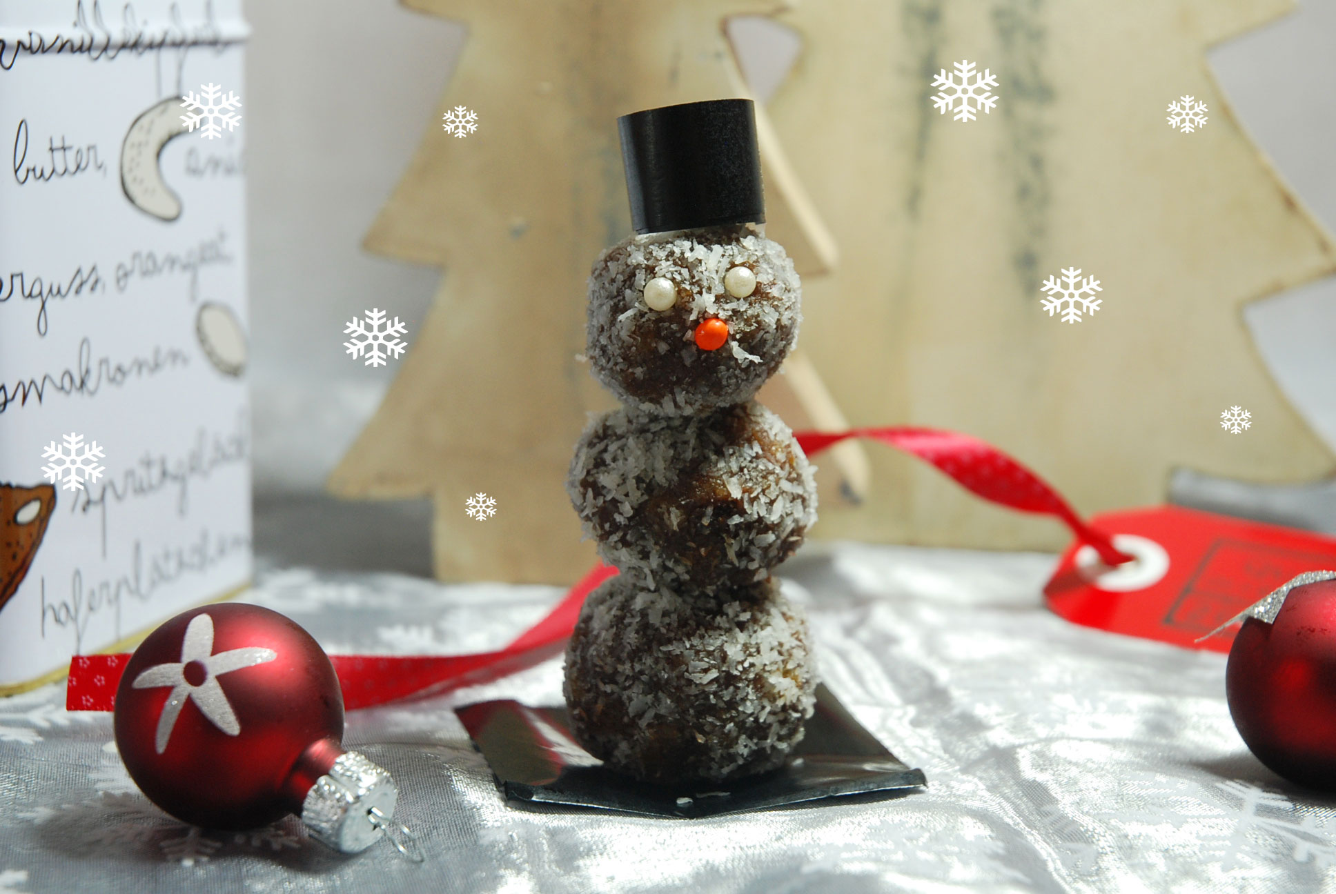 Lebkuchen-Schneemänner / Gingerbread snowman