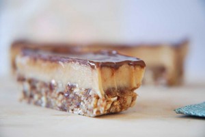 Lebkuchen Fudge Riegel / Gingerbread fudge bars