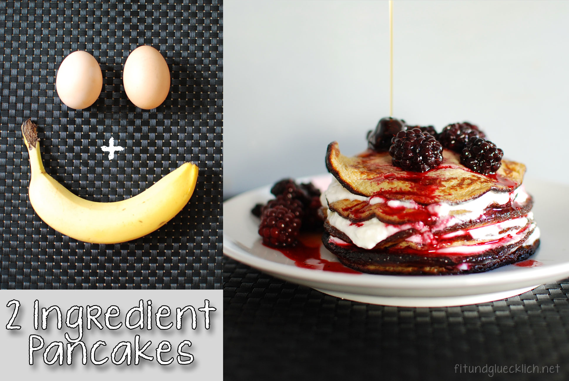 2 Zutaten Palatschinken / 2 ingredient pancakes