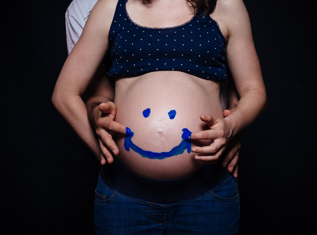 Babybauch-Smiley