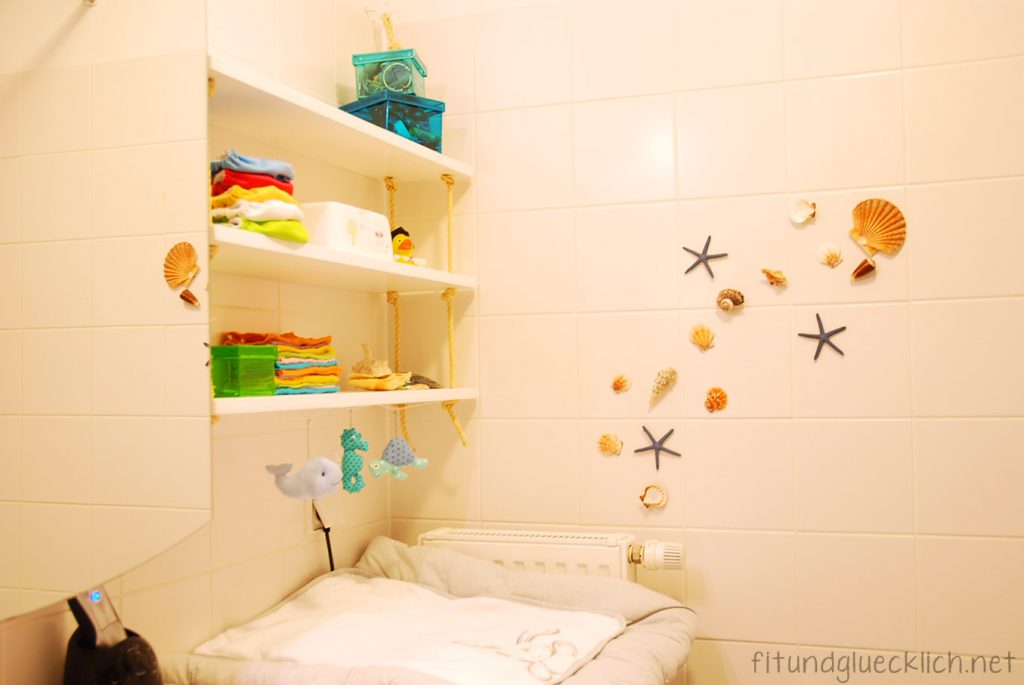 bathroom, badezimmer, Wickeltisch, changing table, maritime, 9qj86.w4yserver.at, sea life, wal, whale, seepferdchen, sea horse, turtle, schildkröte