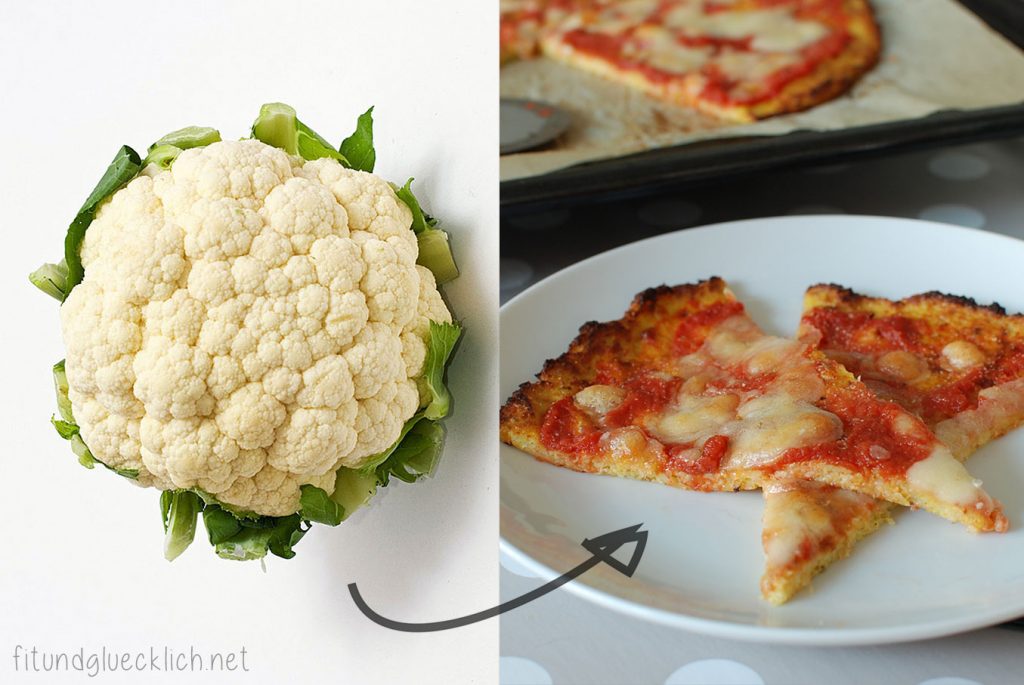 karfiol, teig, pizza, cauliflower, crust, cheese, käse, clean eating, 9qj86.w4yserver.at