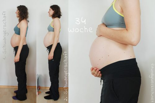 babybauch 34 woche