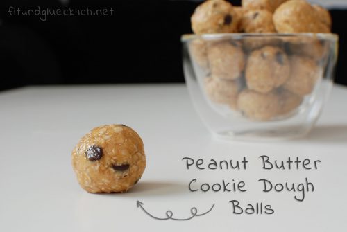 peanut butter cookie dough balls