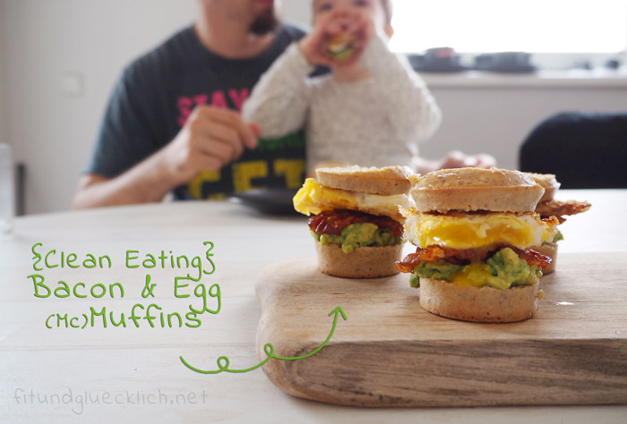 Bacon and Egg Muffins, Clean Eating, Gesund, copycat