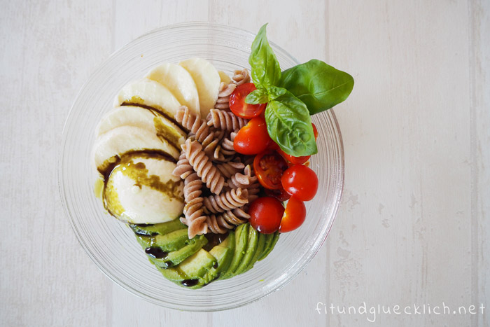 caprese salat, clean eating, sommer