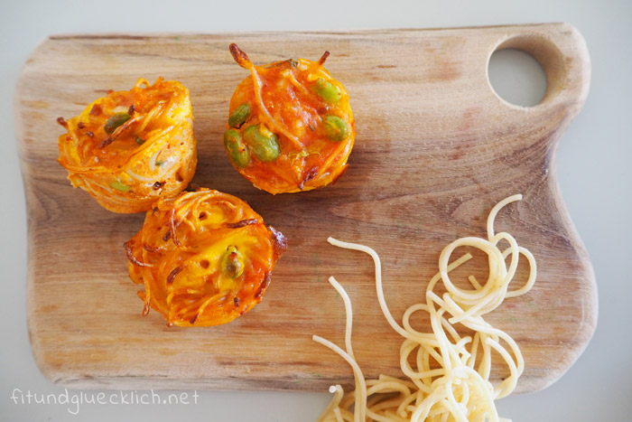 spaghetti, muffins, spaghettimuffins, clean eating, snacks, familienrezepte, kinderrezepte