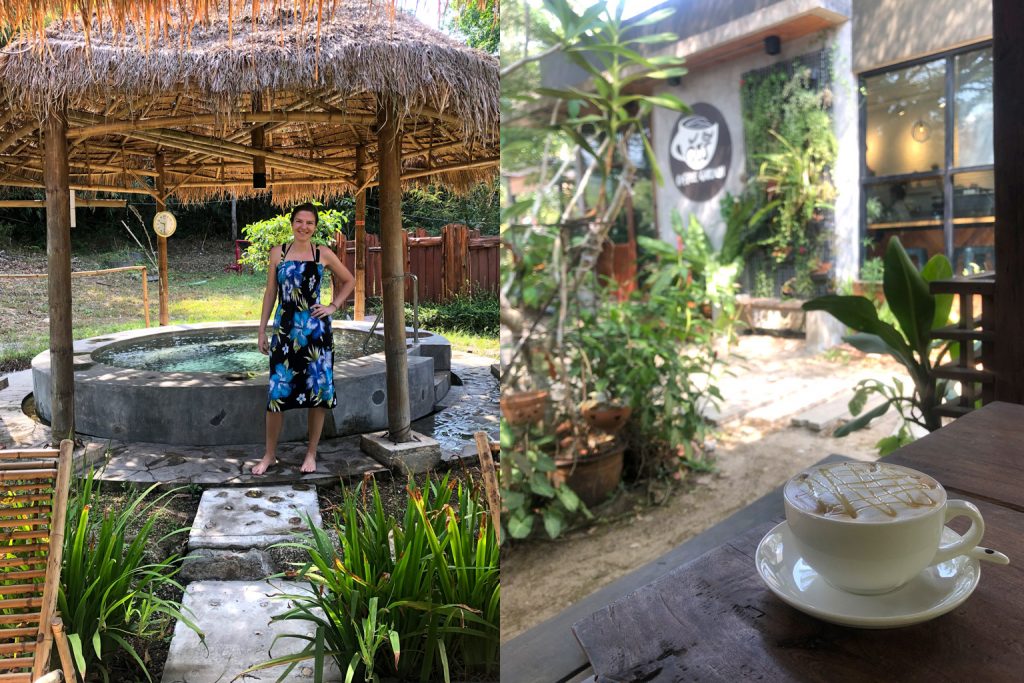 Hot Springs in Ranong und der Coffee Garden, Thailand