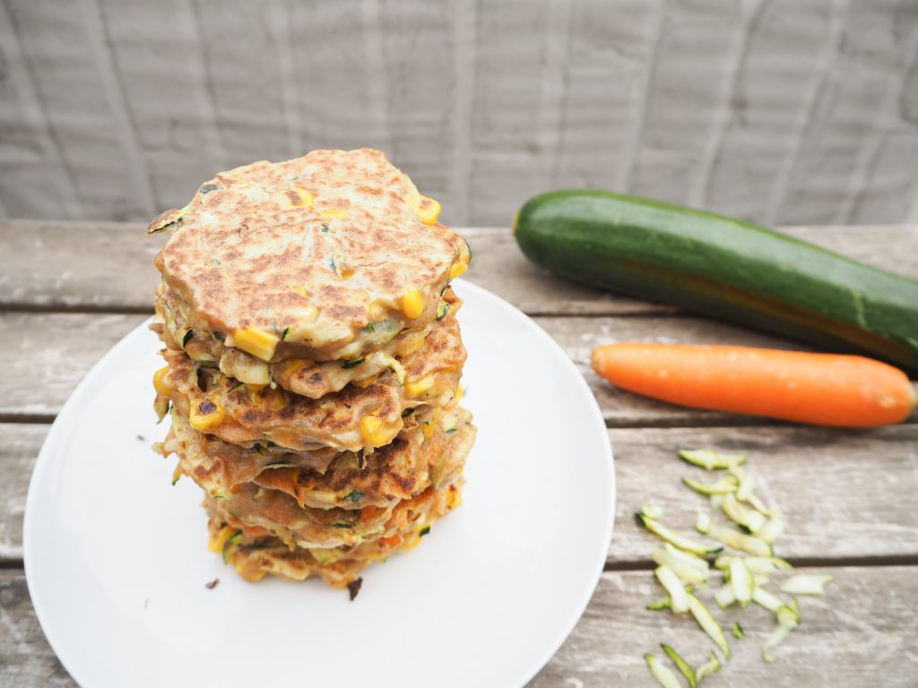 Zucchini Mais Pancakes