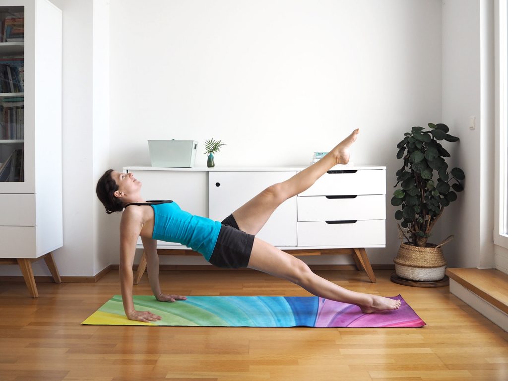 Home Workout Umgekehrte Planke