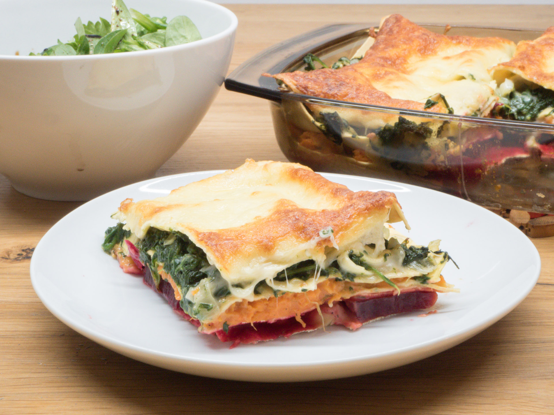 Regenbogenlasagne