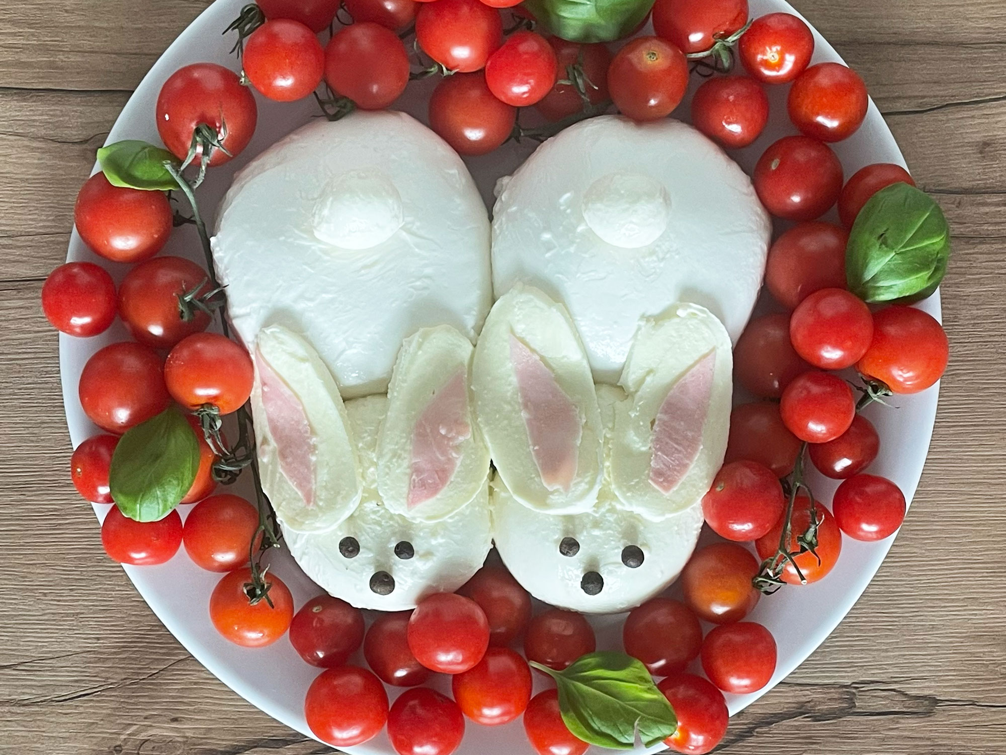 Caprese Osterhasen