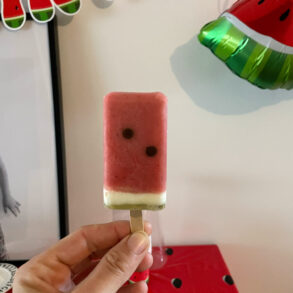 Wassermelonen Eis am Stiel