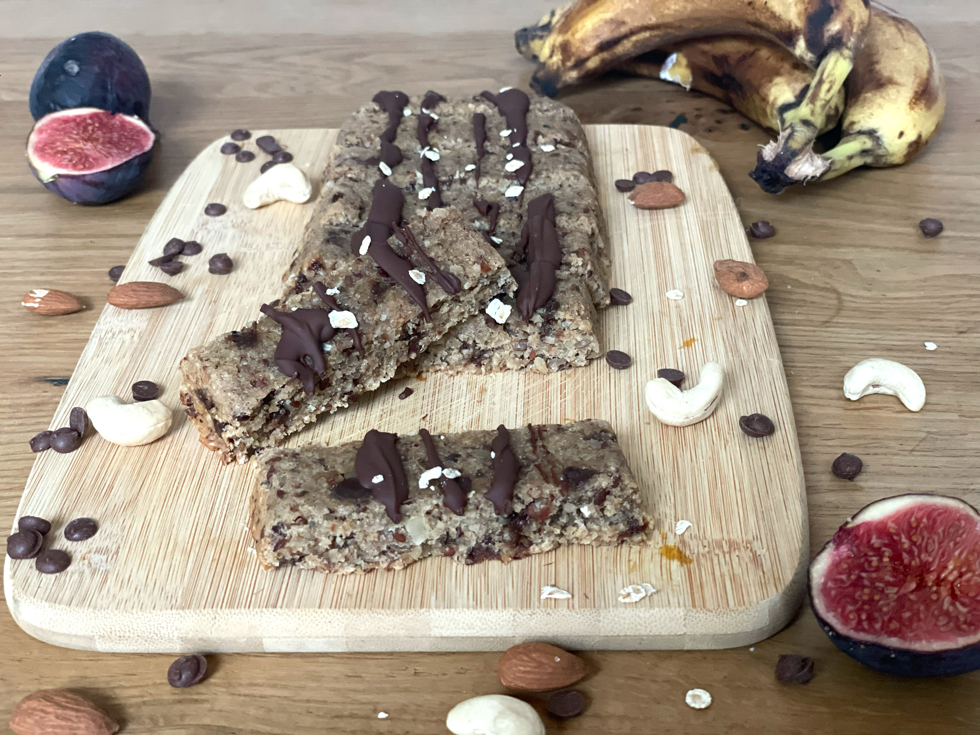 Schoko-Bananen-Müsliriegel
