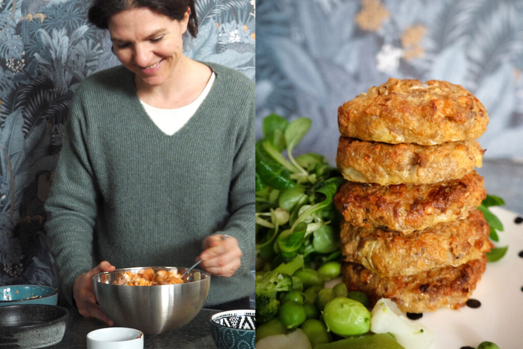 Thunfisch-Linsen-Laibchen